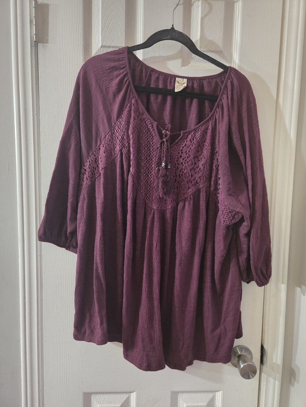 4x knit blouse
